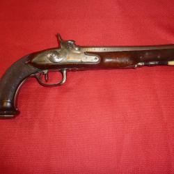 beau pistolet d'officier, d'&eacute;poque premier empire