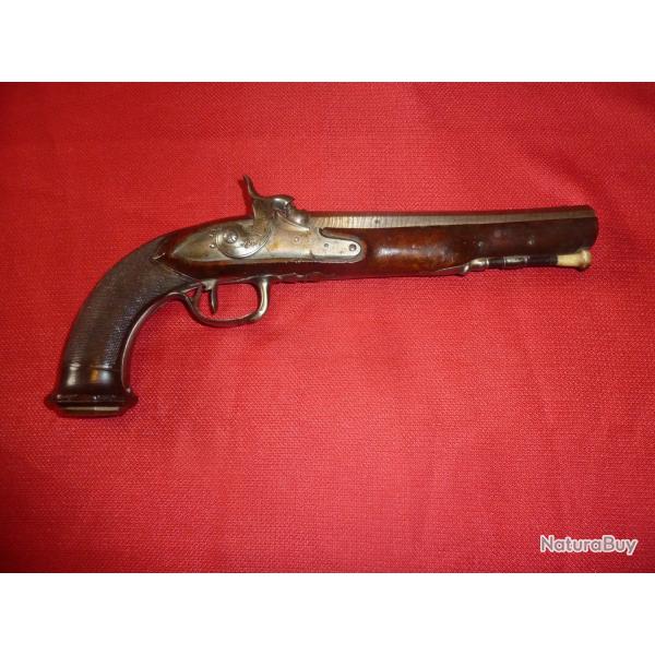 beau pistolet d'officier, d'�poque premier empire