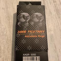 Collier Vector Optics diam&egrave;tre 34mm