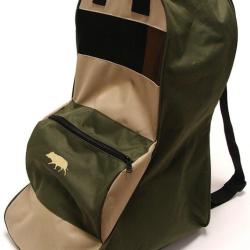 Sac &agrave; bottes brod&eacute; sanglier (Longueur60 cm/Largeur 25cm/Epaisseur 35cm)
