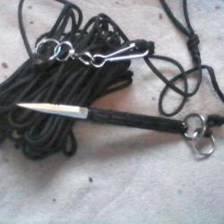 kubotan ninja avec paracorde 15m