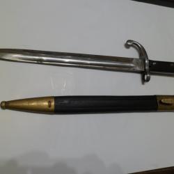 BAIONNETTE MAUSER BRESILIEN 1908