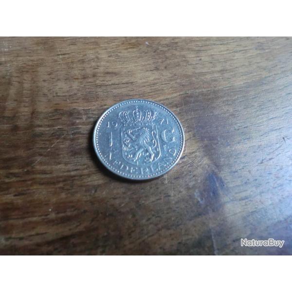 monnaie  pays bas juliana 1 gulden  1971