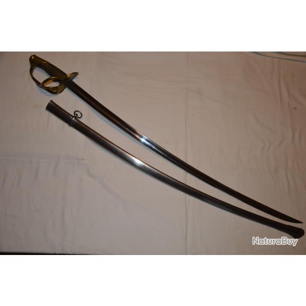 SABRE MODELE 1822 D'OFFICIER DE CAVALERIE ET OFFICIER D'ARTILLERIE A CHEVAL-GRANDE GUERRE 1914/18