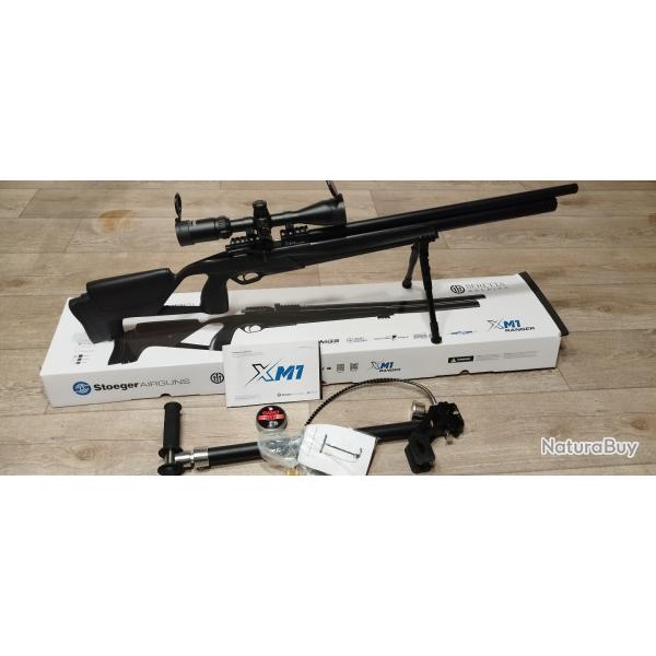 Pret a tirer : 1 x CARABINE STOEGER XM1 Ranger PCP 5,5 mm 19,9 Joules + ( (KIT Puissance 50 j.)
