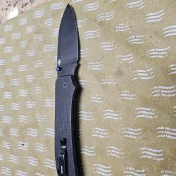 Couteau WE Knife Big Banter WE21045-1 couteau de poche noir, Ben Petersen design