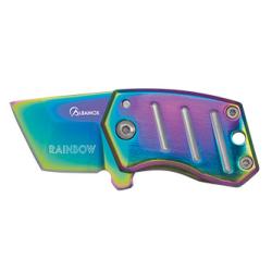 Mini Couteau lame tanto de  2.80  &laquo; RAINBOW  &raquo; couleur Arc en Ciel