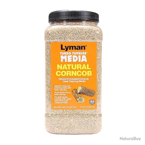 Granul� de polissage en rafle de ma�s non-trait� pour tumblers - 2,04 kg