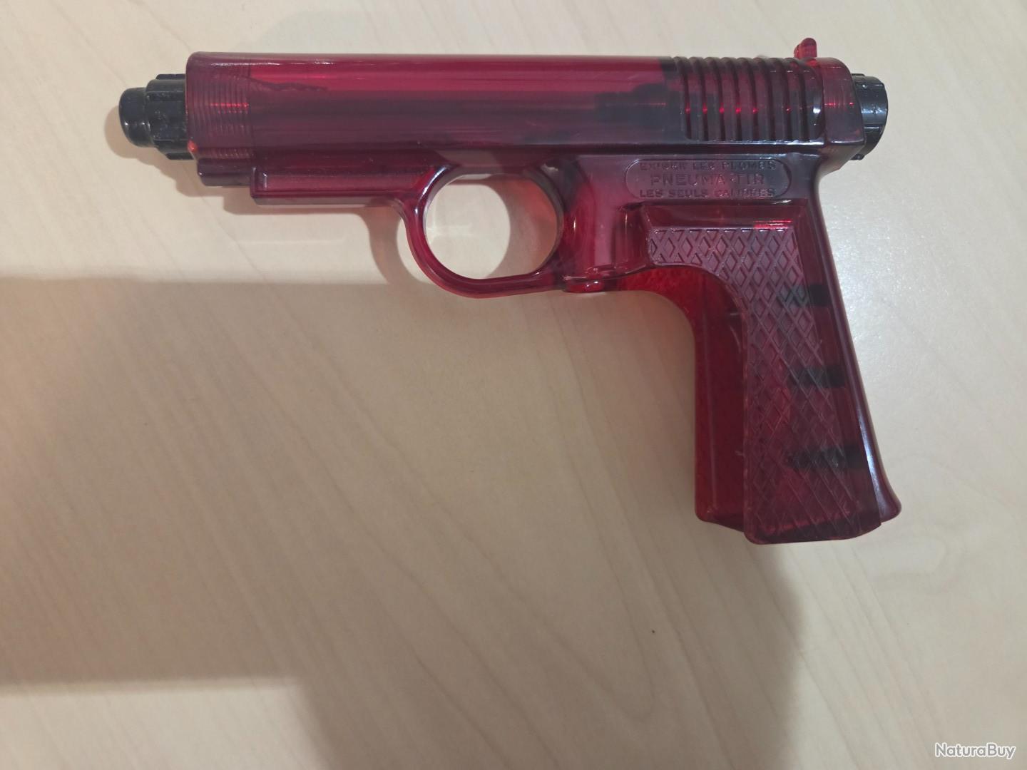 Pistolet Pneuma.Tir (Pneumatir) 500 - Métal Avec Boîte D'origine Années 50