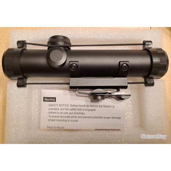 Lunette 4x20 BARSKA plateforme AR-15