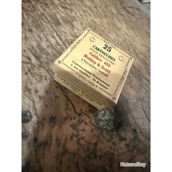 BO�TE CARTOUCHE 455 WEBLEY