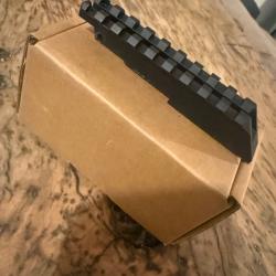 Rail picatinny Clawgear pour montage point rouge AK / AK Rear Sight Rail Mount