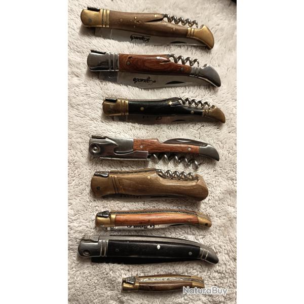 Lot couteaux laguiole (459)