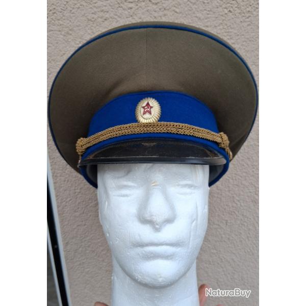 AUTHENTIQUE CASQUETTE KGB CCCP URSS TAILLE 58 NEUVE MOSCOU
