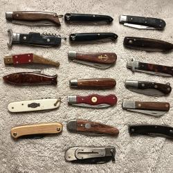 Gros lot de couteaux collection 222 garanti (749)