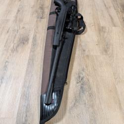 Carabine &agrave; plomb Browning Xblade 4.5 + lunette 4&times;32 + sacoche - quasi neuve