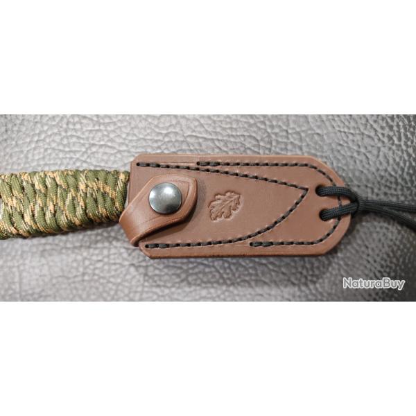 �tui en cuir port autour cou, pour couteau ESEE IZULA, Fabrication Artisanale