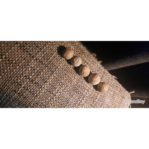 Balles de Mousquet en plomb