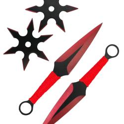 Lot Kunai et Shuriken Ninja