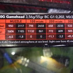 BALLES SAKO 222  par 40 cart