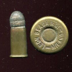 10.4 x 21 R Revolver Italien - marquage LEON BEAUX  & Ci MILANO