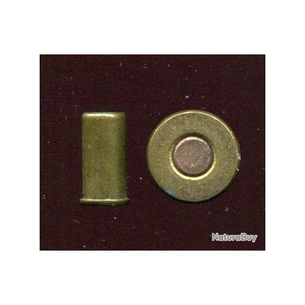 7 mm B�r - RARE cartouche Pistolet B�r � 4 coups barillet plat - � blanc - �tui laiton de 16 mm