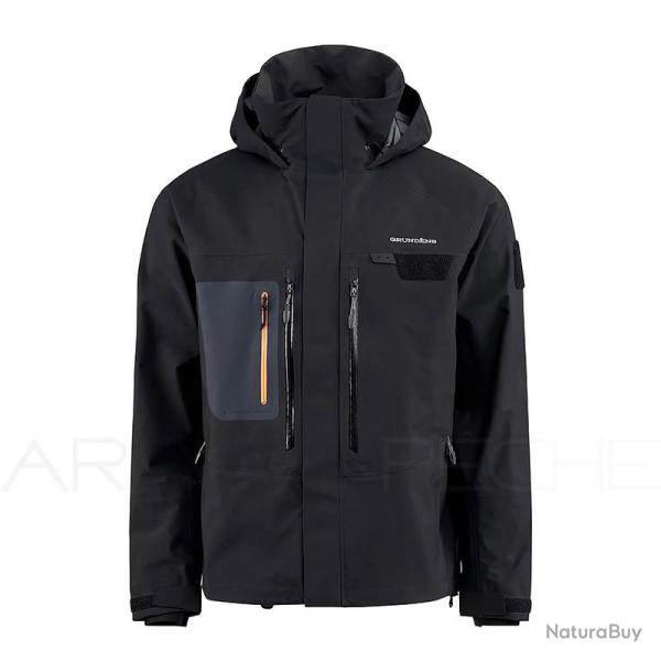 Veste GRUNDENS Portal Gore-Tex wading jacket Black M