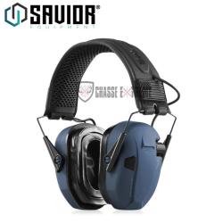 Casque SAVIOR Antibruit Electroniques Bleu