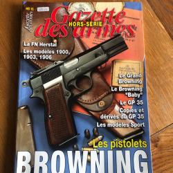 LES PISTOLETS BROWNING HS N&deg; 15 ( 80 pages ) GAZETTE DES ARMES