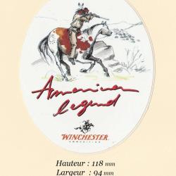 Winchester sticker Ovale ( American legend )