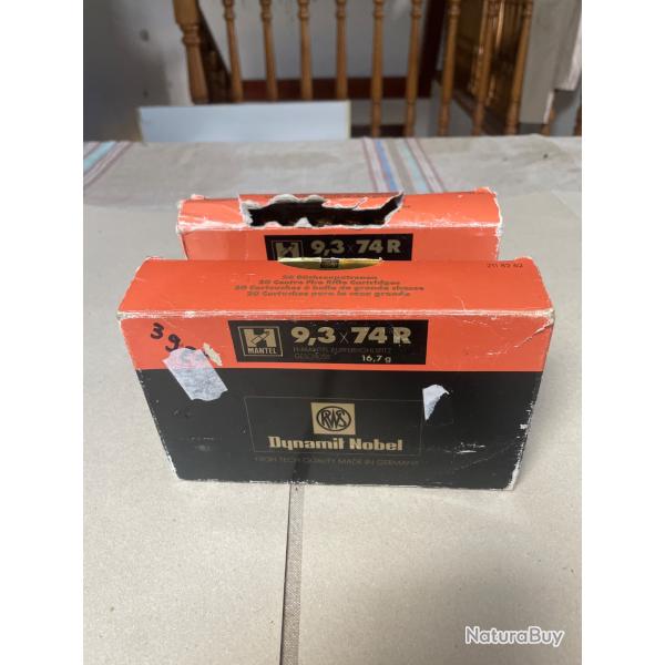 Balles 9.3x74R RWS Hmantel