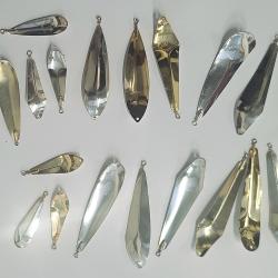 Lot de 20 cuillers de tra&icirc;ne REVELLY, taille et couleur diverses