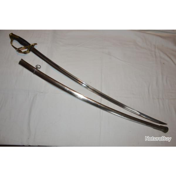 SABRE MODELE 1822-99 D'OFFICIER DE CAVALERIE & D'ARTILLERIE A CHEVAL-GRANDE GUERRE 1914/18