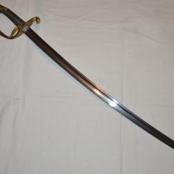 SABRE Mle 1821 OFFICIER INFANTERIE-MONARCHIE LOUIS XVIII-CHARLES X-LOUIS PHILIPPE-SECOND EMPIRE