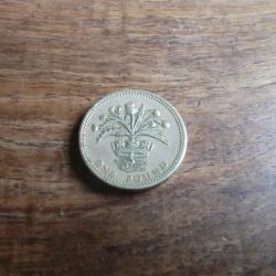 monnaie elisabeth II one pound  1984