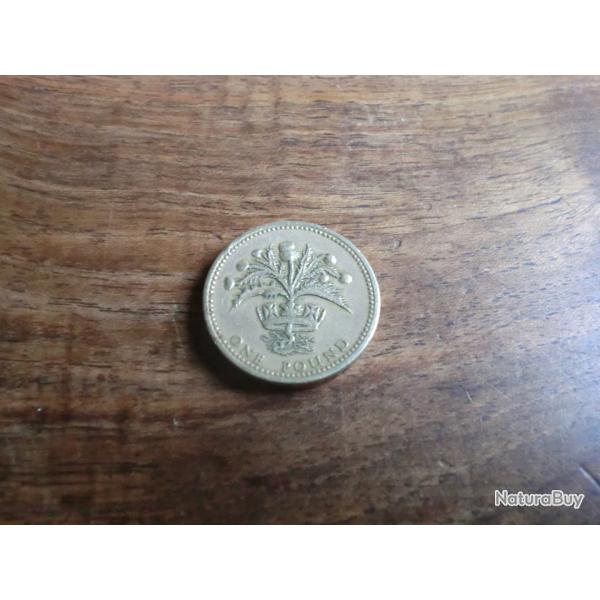 monnaie elisabeth II one pound  1984