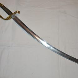 SABRE Mle 1821 OFFICIER INFANTERIE-SECOND EMPIRE NAPOLEON III-GUERRE DE CRIMEE 1854/1856.