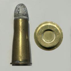 9 x 30.5 R Scheiben Pistol - Tr&eacute;s Rare et Ancien calibre de tir Autrichien - marquage : GR/18/89/I/