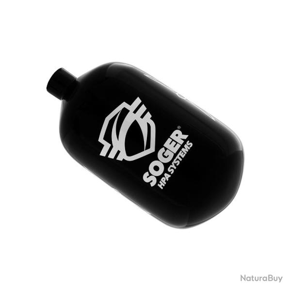 Bouteille Air Kevlar DRAGONFLY 1.1 l 68Ci 4500psi Soger - Noir Brillant