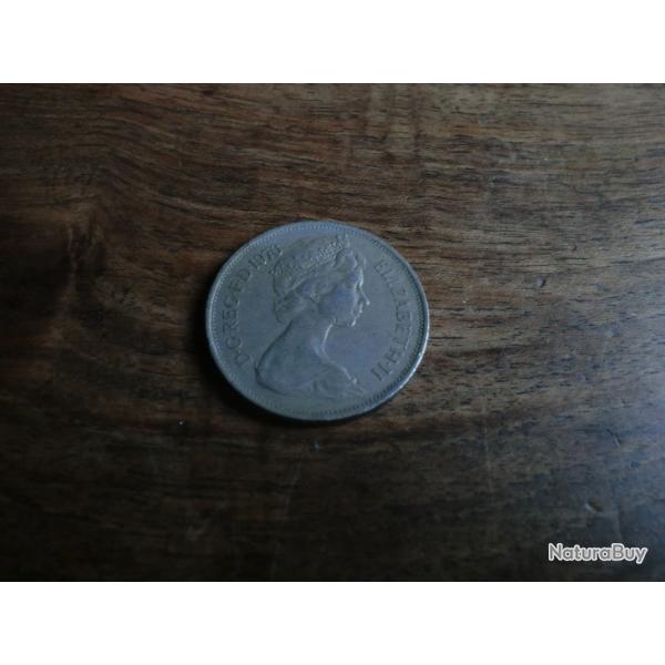 monnaie grande bretagne �lisabeth II 10 new pence   1976