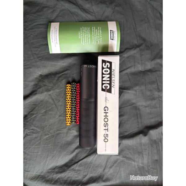 Silencieux NIELSEN SONIC Ghost 50 Filetage 5/8x24 (22lr-300win)