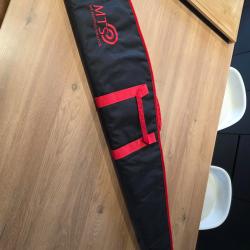 Housse fourreau MTS "My Tactical Solutions" Noire/Rouge pour carabine avec lunette (130cm) - NEUF