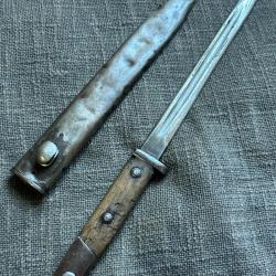 Ba&iuml;onnette turque modifi&eacute; poignard - WW2
