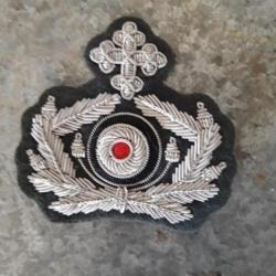 INSIGNE EN CANNETILLE POUR CASQUETTE D AUMONIER