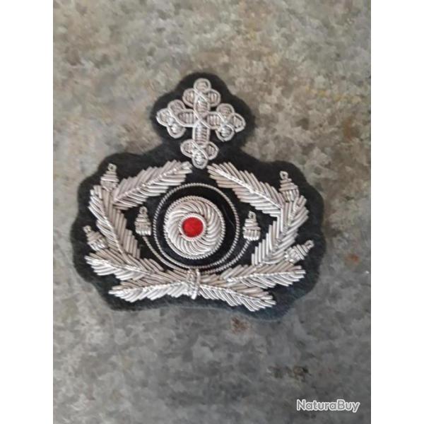 INSIGNE EN CANNETILLE POUR CASQUETTE D AUMONIER