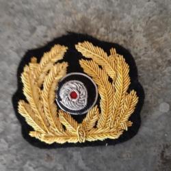 INSIGNE EN CANNETILLE POUR CASQUETTE D OFFICIER DE LA MARINE