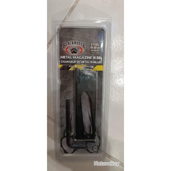 Chargeur 18 billes CO2 Colt Blackwater 4.5mm