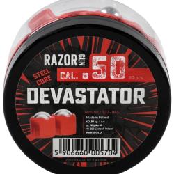 Boite de 60 Billes acier DEVASTATOR Rouge cal.50