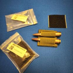 2 PORTE CARTOUCHES CAL 308win / 30-06 Velcro