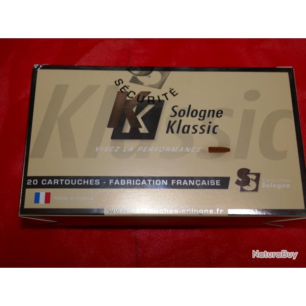 Cartouches SOLOGNE 375 WIN SIERRA FN 13G/200GRS en boite de 20